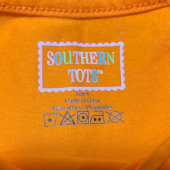 Southern Tot Neon Dress-Size 6 - Picture 2 of 6